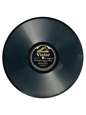 Victor Male Chorus Tannhäuser Pilgrims Chorus 10in Shellac 78 RPM Victor 17563